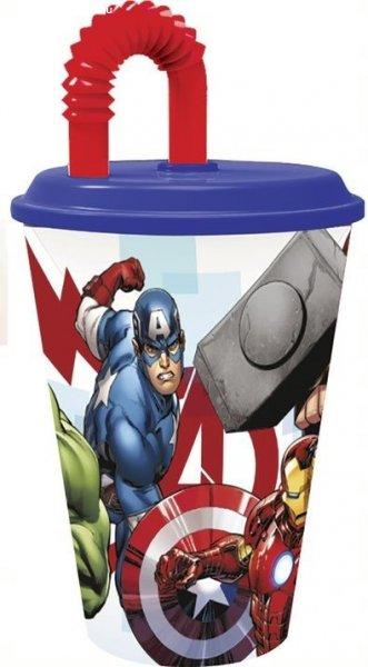 Bosszúállók - Marvel szívószálas pohár 