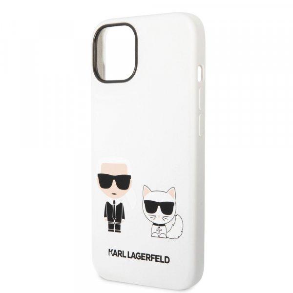 Karl Lagerfeld and Choupette Liquid Silicone Apple iPhone 14 Plus (6.7)
hátlapvédő tok fehér (KLHCP14MSSKCW)