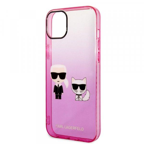 Karl Lagerfeld Gradient Karl and Choupette Apple iPhone 14 Plus (6.7)
hátlapvédő tok pink (KLHCP14MTGKCP)