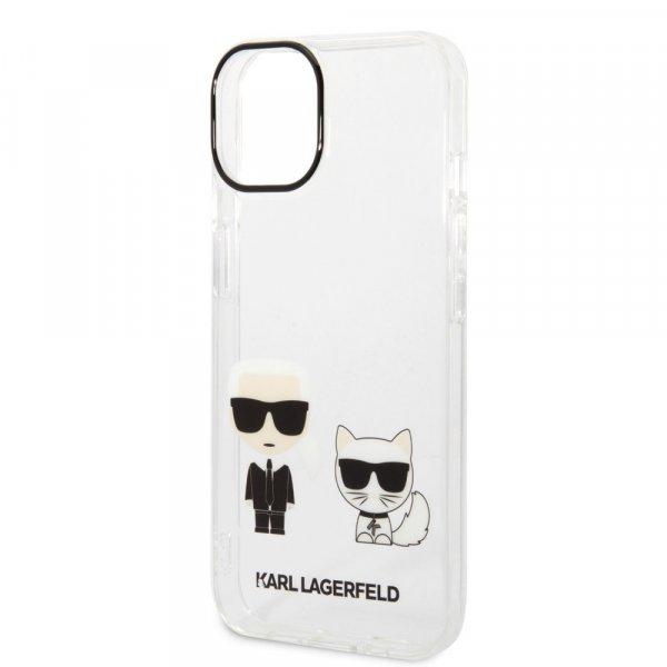 Karl Lagerfeld PC/TPU Ikonik Karl and Choupette Apple iPhone 14 Plus (6.7)
hátlapvédő tok átlátszó (KLHCP14MCKTR)