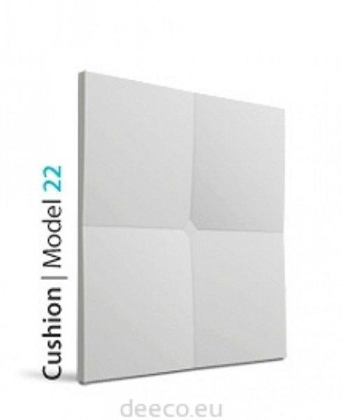 Loft-3D Dekor-22 beltéri festhető gipsz 3d dekor falpanel fehér