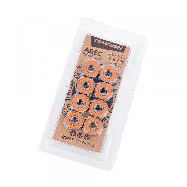 ABEC 7 rubber washer bearings set (8 pcs)