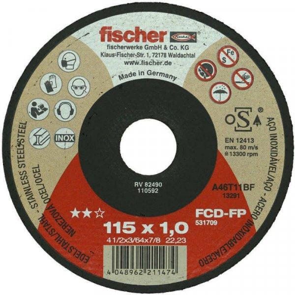 Fischer FCD-FP 115x1,0x22,23 INOX vágókorong