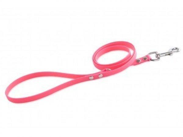 Firedog BioThane póráz 13 mm 2 m fogóval & D-ring pink