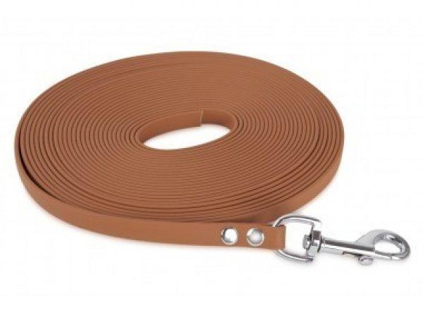 Firedog BioThane Nyomkövető póráz 13 mm 7,5 m light brown