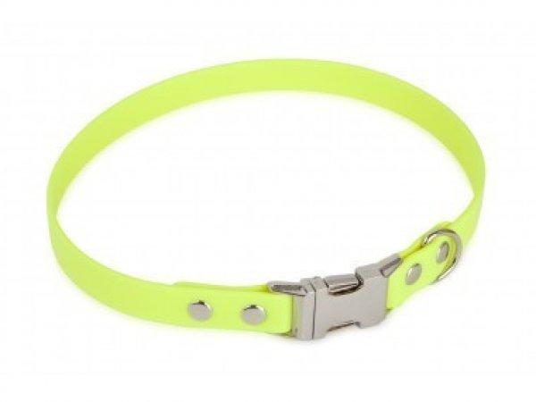 Firedog BioThane nyakörv Clip 19 mm 48 cm neon yellow