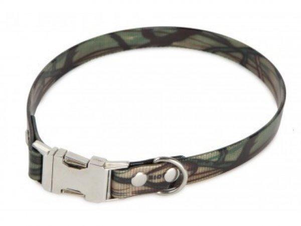 Firedog BioThane nyakörv Clip 19 mm 49 cm camo olive