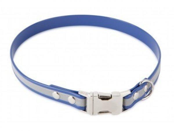 Firedog BioThane nyakörv Clip Fényvisszaverő 19 mm 48 cm blue