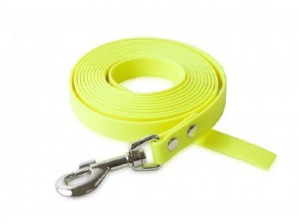 Firedog BioThane póráz 19 mm 1 m fogó nélkül neon yellow