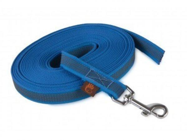 Firedog Nyomkövető Gumírozott póráz 20 mm classic karabíner 10 m blue