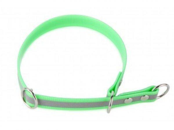 Firedog BioThane nyakörv Sport Fényvisszaverő 25 mm 40 cm light green