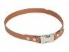 Firedog BioThane nyakrv Clip 25 mm 53 cm light brown
