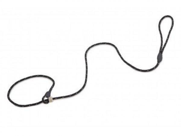Firedog Moxon retriever póráz Classic 6 mm 130 cm black Fényvisszaverő