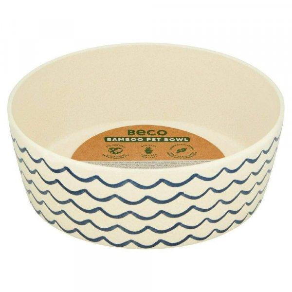 Beco Pets Printed Bowl Bowl Hullám L