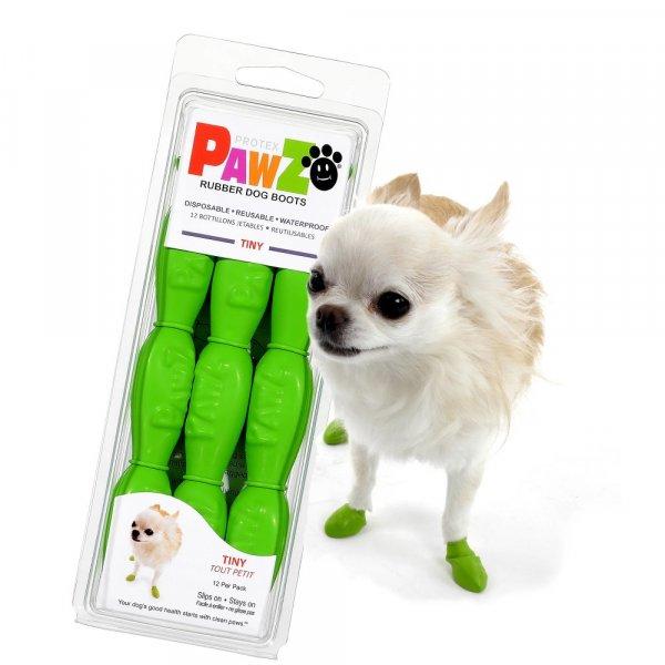 Pawz - Bio kutyacipő Tiny Zöld 12db