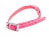Firedog BioThane nyakrv Basic 25 mm 60-68 cm pink