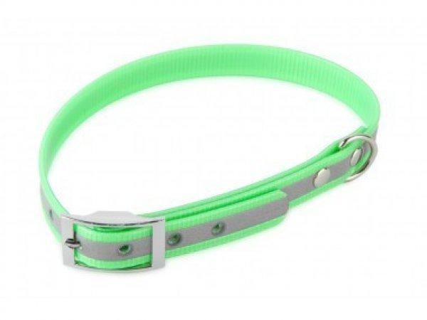 Firedog BioThane nyakörv Basic Fényvisszaverő 25 mm 50-58 cm light green