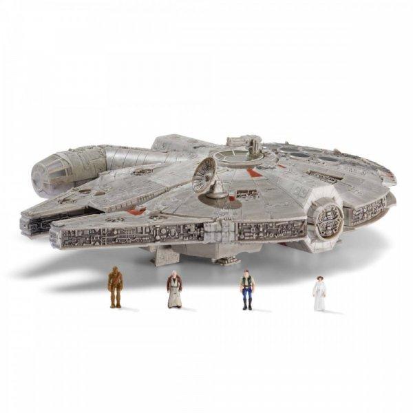 Star Wars - Csillagok háborúja 23 cm-es jármű figurával - Az Ezeréves
Sólyom (Millenium Falcon) Jazwares