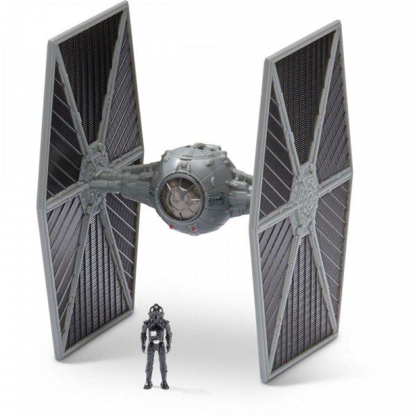 Star Wars - Csillagok háborúja 8 cm-es jármű figurával - TIE Fighter
(szürke) + TIE Fighter pilóta Jazwares