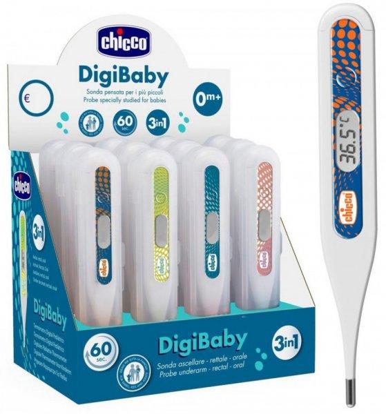 Chicco Digi Baby digitális hőmérő - kék/narancs
