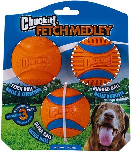 Chuckit Fetch Medley Pakk 3 (M)
