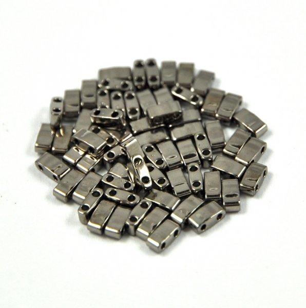 Miyuki féltila gyöngy - 190 - nikkel (sötét ezüst) - 2.3x5mm