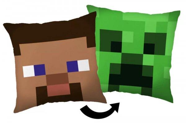 Minecraft Steve Creeper párna