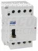 Installcis kontaktor 230V AC, 50Hz, 3 Mod, 4NO, AC1/AC7a,