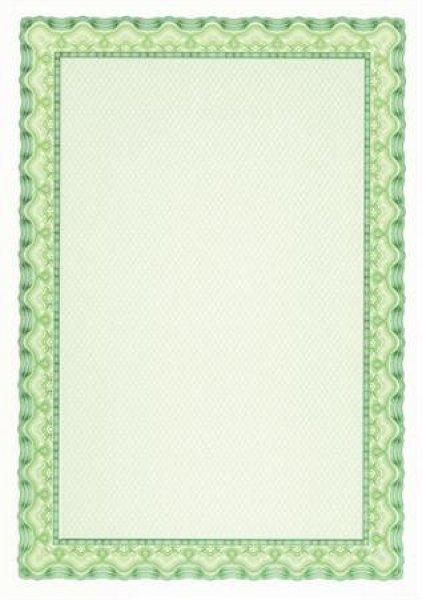 APLI Oklevélpapír, A4, 115 g, APLI, smaragdzöld