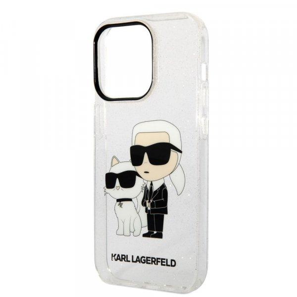 Karl Lagerfeld IML Glitter Karl and Choupette NFT Apple iPhone 14 Pro Max (6.7)
hátlapvédő tok átlátszó (KLHCP14XHNKCTGT)