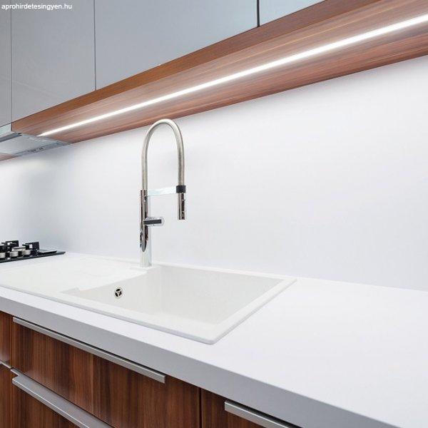 60W 5 méteres konyhapult világítás csomag Süllyeszthető Profillal.
Természetes fehér, méterenként 60 leddel.