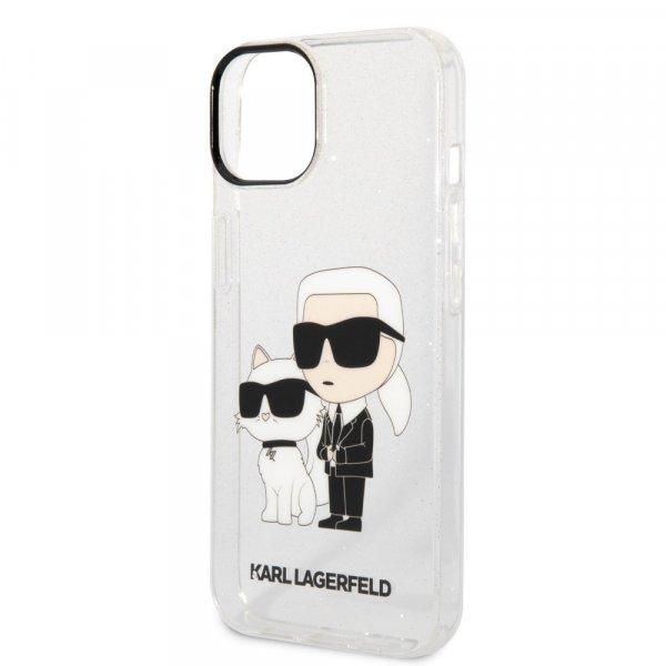 Karl Lagerfeld IML Glitter Karl and Choupette NFT Apple iPhone 14 Plus (6.7)
hátlapvédő tok átlátszó (KLHCP14MHNKCTGT)