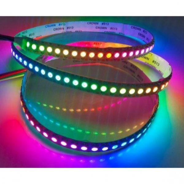 LEDmaster Prémium 60 LED/méteres 12 V-os DIGITÁLIS beltéri RGB 5050 LED
szalag