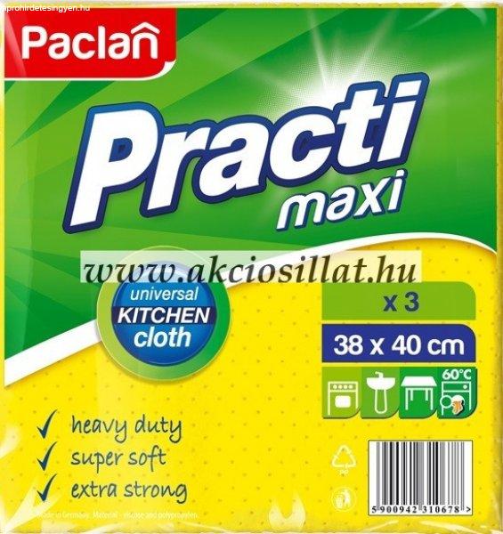 Paclan Practi Maxi Universal Konyhai Törlőkendő 38x40cm 3db