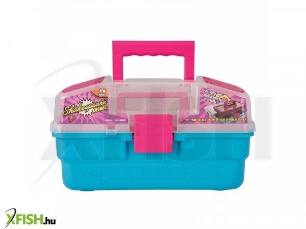 Shakespeare Tackle Box Pink Gyermek horgász láda Rózsaszín