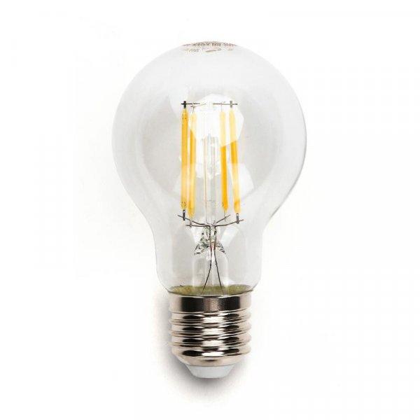 4W E27 LED filament körteégő Meleg Fehér Átlátszó	196233