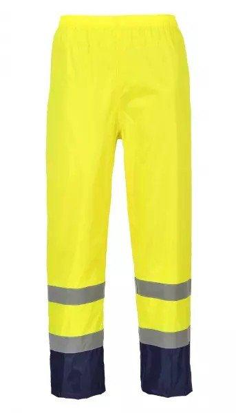 H444 - Hi-Vis ClassicContrast esőnadrág - sárga/tengerészkék