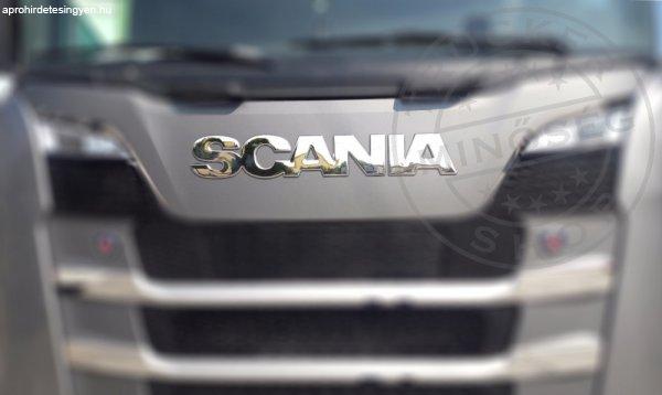 Scania S / R inox felirat a homlokfalra