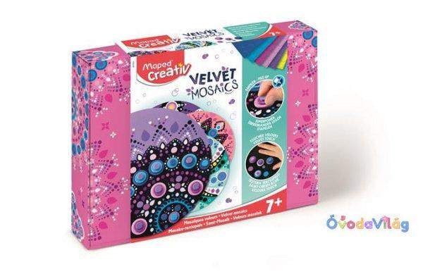 Mozaikos mandala készítő készlet, MAPED CREATIV, "Velvet Mosaics"