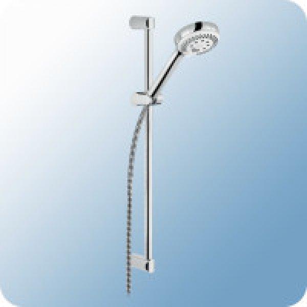 Kludi Logo 3S zuhanyszett, króm: kézizuhany, zuhanyrúd 600mm, gégecső 160cm