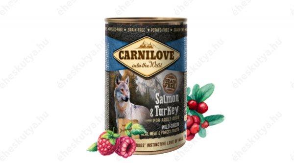 Carnilove Dog Konzerv Adult Salmon&Turkey - Lazac&Pulyka 400g 