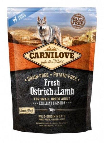 Carnilove Fresh Dog Adult Ostrich&Lamb Small - Strucc&Bárány - Excellent
Digestion 1,5kg 