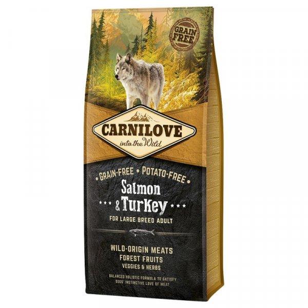 Carnilove Dog Adult Salmon&Turkey Large - Lazac és Pulyka 4 kg 