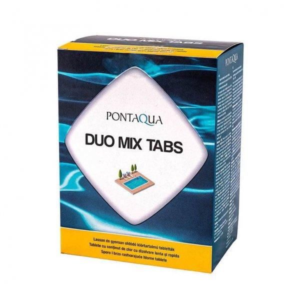PoolTrend / PontAqua DUO MIX TABS kettős hatású medence fertőtlenítő
klórtabletta, 5 db textilzsák / doboz