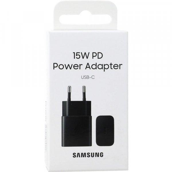 BLISZTERES Samsung EP-T1510NBEGEU gyári hálózati fekete Type-C gyorstöltő
2A 15W