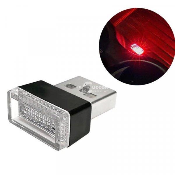 Mini autós LED fény - Piros