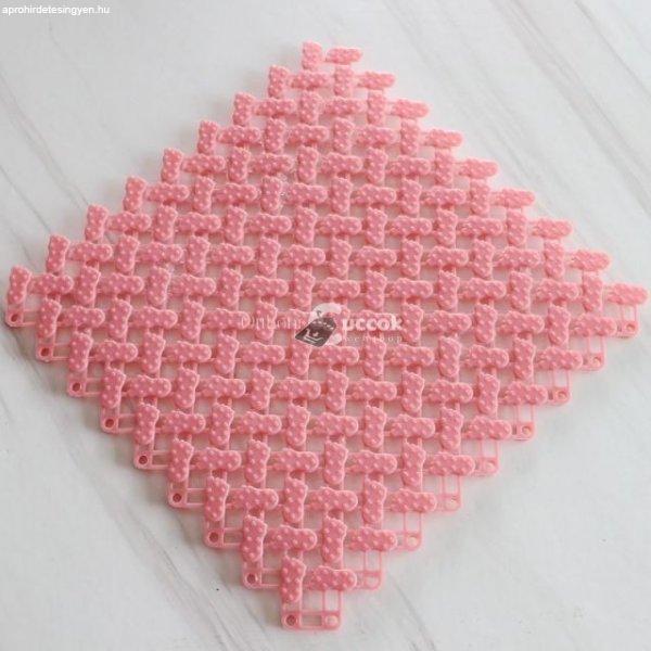 Csúszásgátló fürdőszobai szőnyeg - - világos rózsaszín