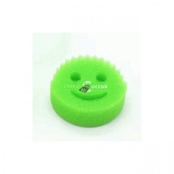 Smiley mosogatószivacs - - Zöld