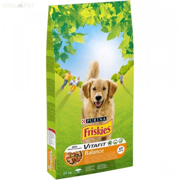 Friskies 15 kg száraz kutyatáp balance