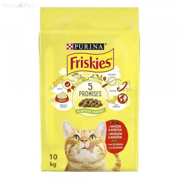 Friskies 10 kg marhás